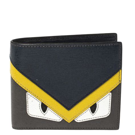 fendi monster wallet replica|fendi monster eyes bifold wallet.